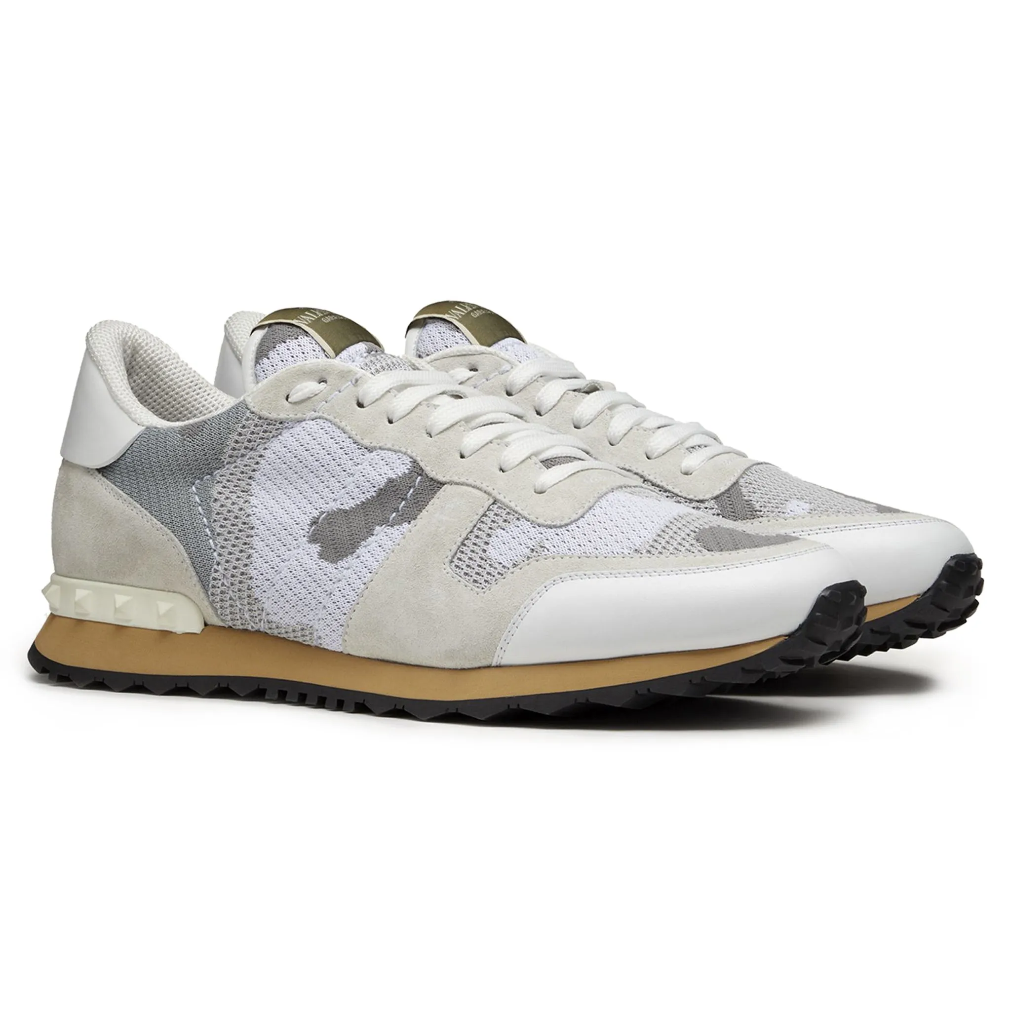 Valentino Rockrunner Camouflage White Mesh Sneaker (W)