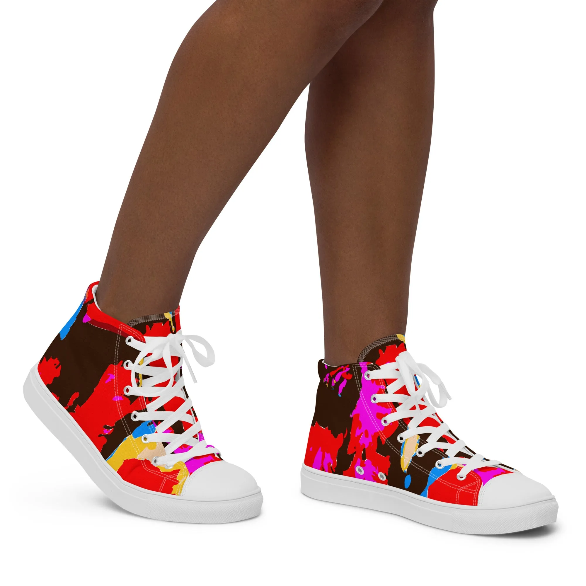 Women’s high top canvas shoes Splash